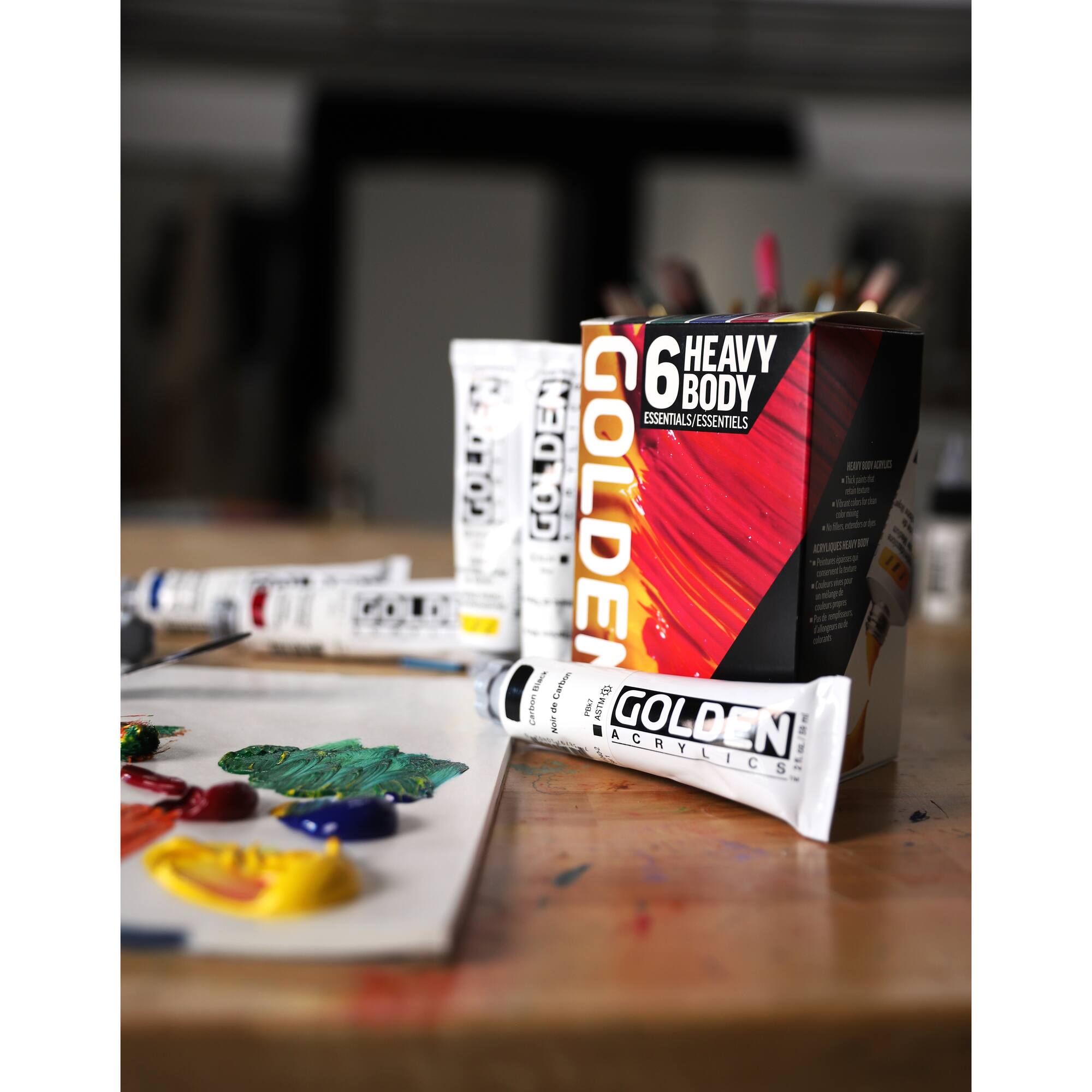 Golden® Heavy Body Acrylics Essentials Set
